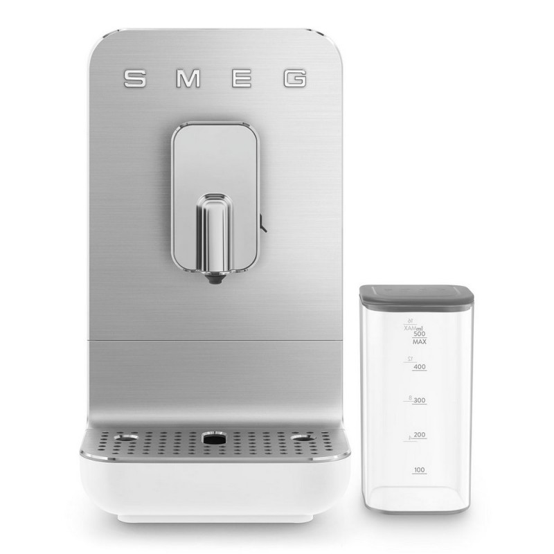 BCC13WHMEU Machine à café automatique Smeg BCC13WHMEU avec système de lait, finition blanche
