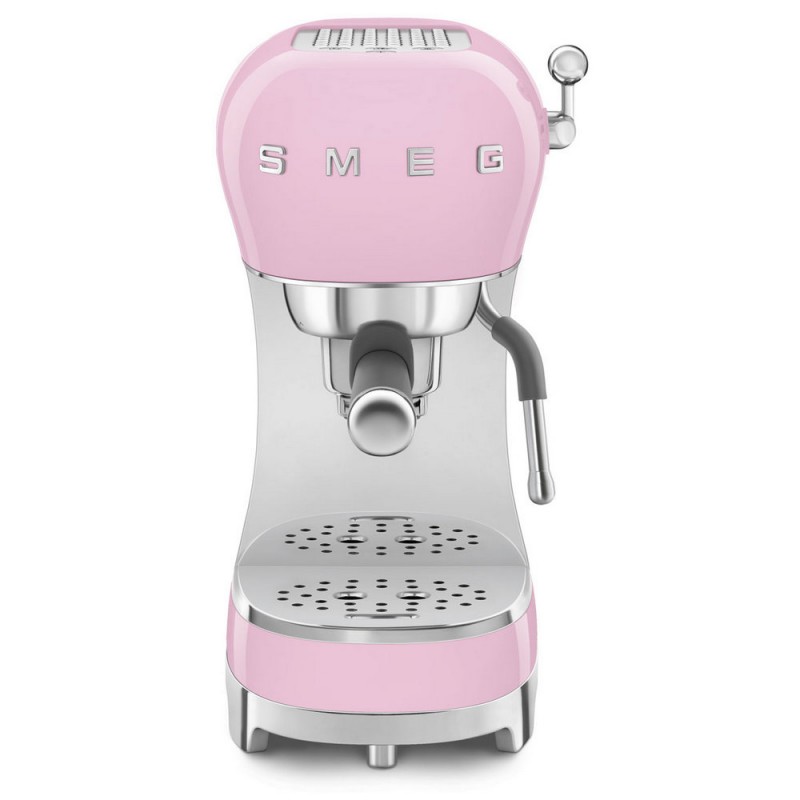 ECF02PKEU Machine à expresso manuelle Smeg ECF02PKEU, finition rose