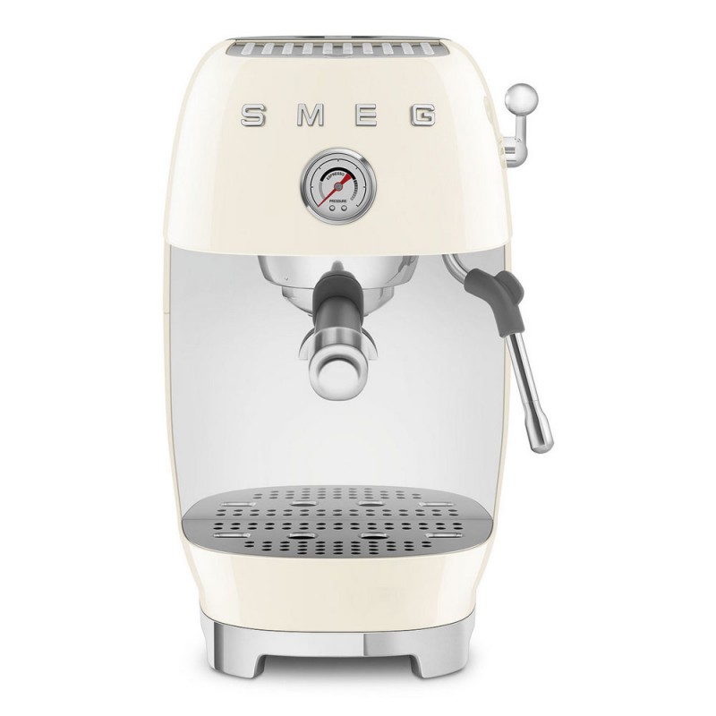 ECF03CREU Machine à expresso manuelle Smeg ECF03CREU, finition crème