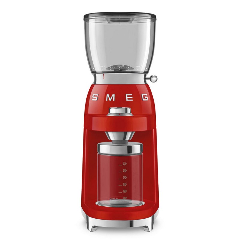 CGF11RDEU Moulin à café Smeg CGF11RDEU avec finition rouge