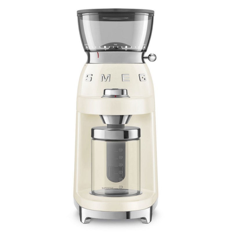 CGF03CREU Moulin à café multifonction Smeg CGF03CREU finition crème