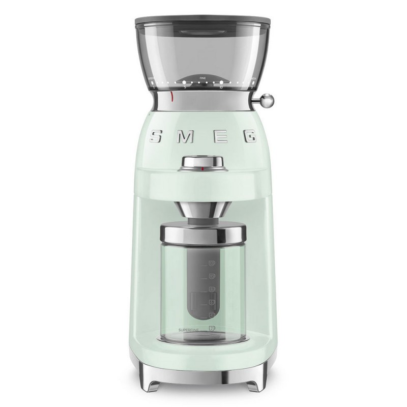 CGF03PGEU Moulin à café multifonction Smeg CGF03PGEU finition vert pastel
