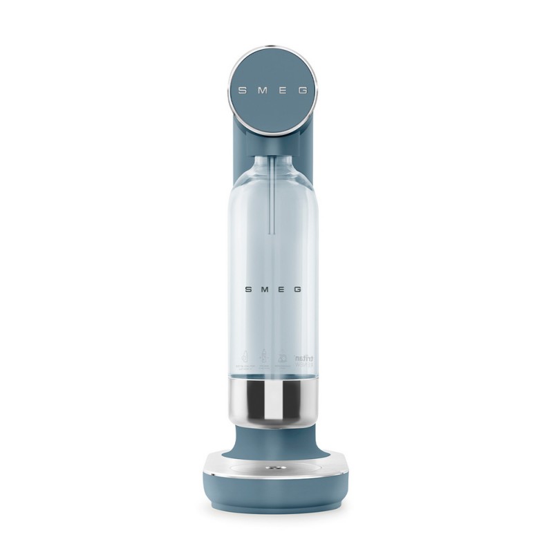 SKC01SBM Carbonatador de agua Smeg SKC01SBM con acabado azul tormenta