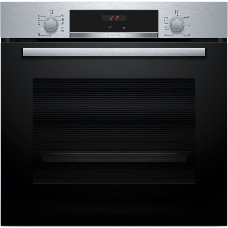 HBA574ES3 PRONTA CONSEGNA - Bosch Forno pirolitico da incasso HBA574ES3 finitura acciaio inox da 60 cm - Serie 4