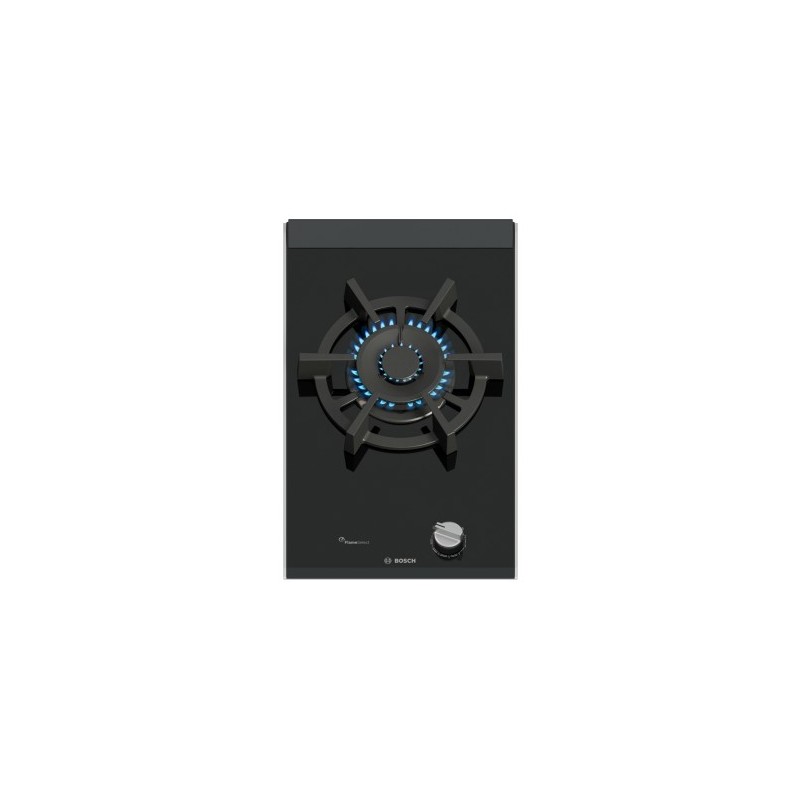 PRA3A6I10 Plaque de cuisson à gaz Bosch - Domino 30 cm en vitrocéramique noire (Série 8) - PRA3A6I10
