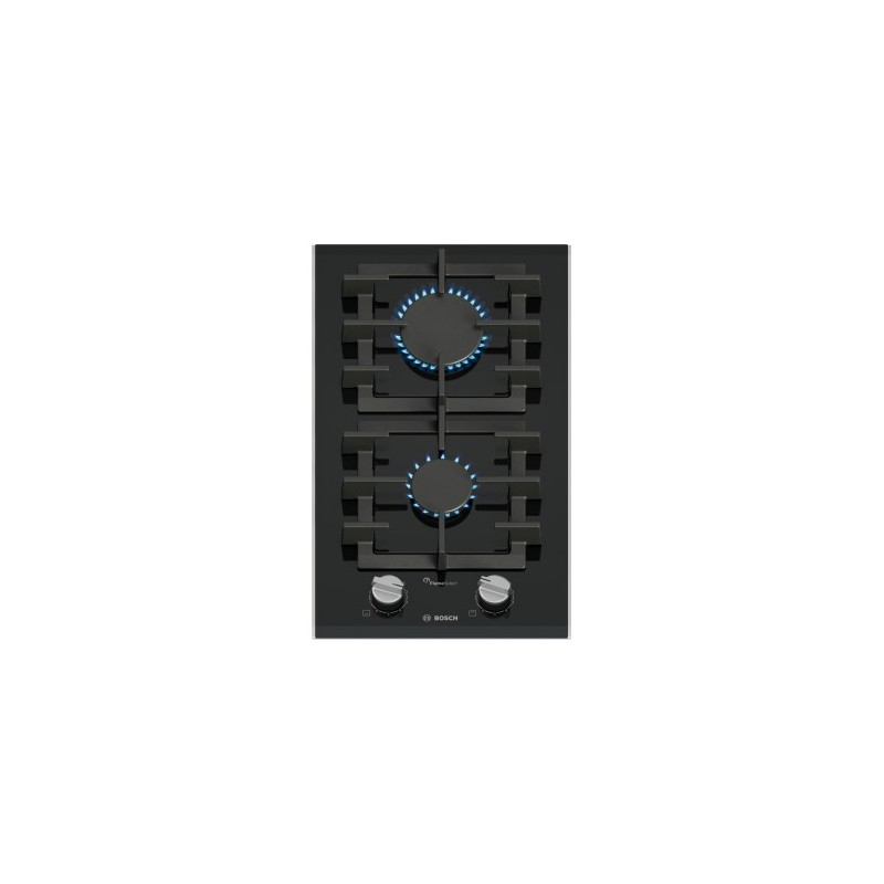 PRB3A6I40 Bosch - Piano cottura domino a gas PRB3A6I40 in vetroceramica nero da 30 cm - Serie 8