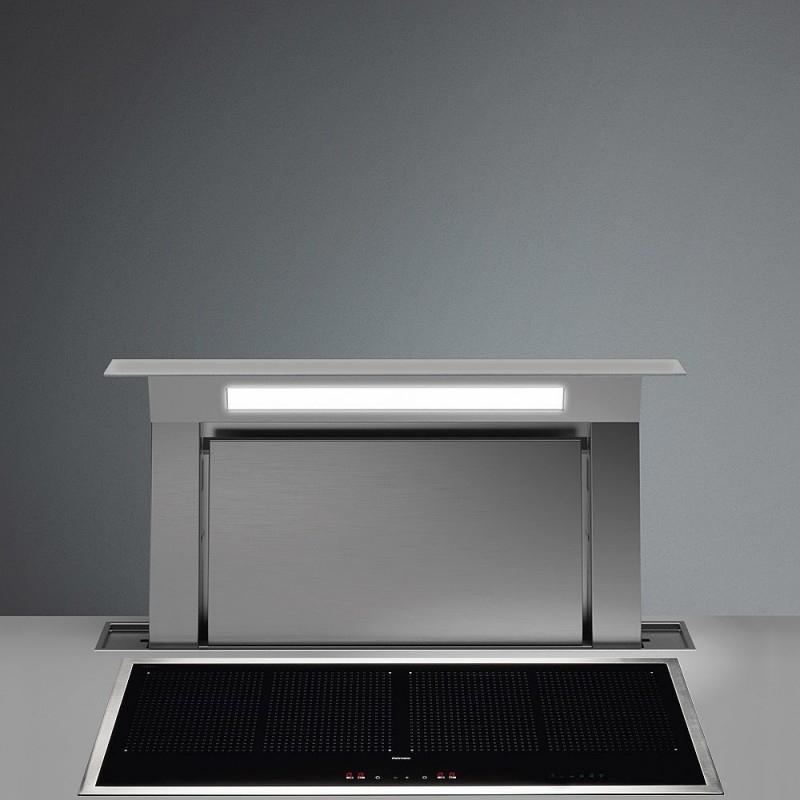  Hotte Falmec 120 cm en acier inoxydable finition Down Draft