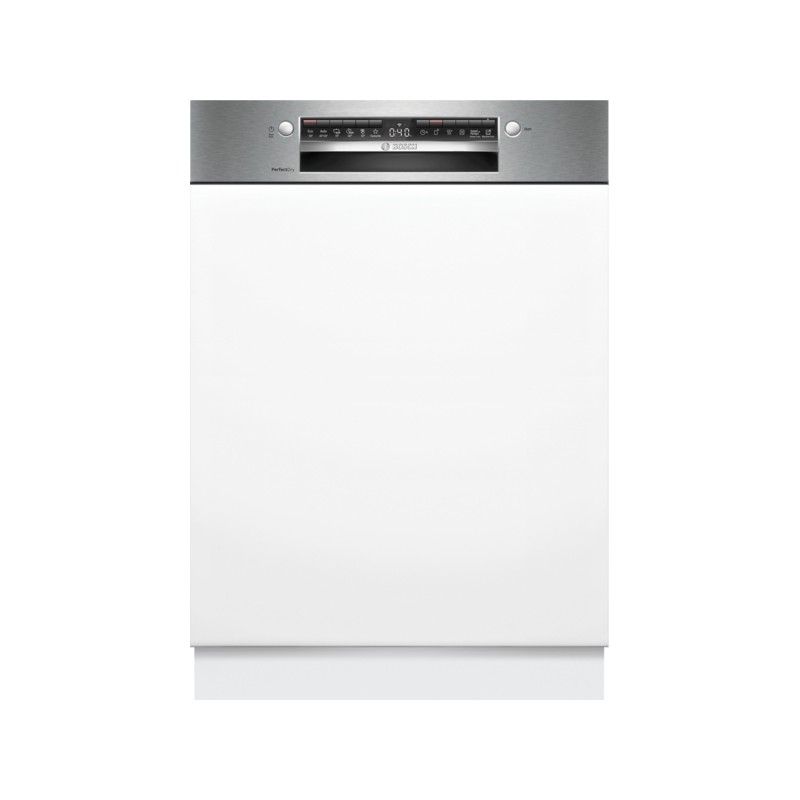 SMI6ZCS10E Lavavajillas Bosch - SMI6ZCS10E de 60 cm totalmente integrable con frontal de acero inoxidable - Serie 6