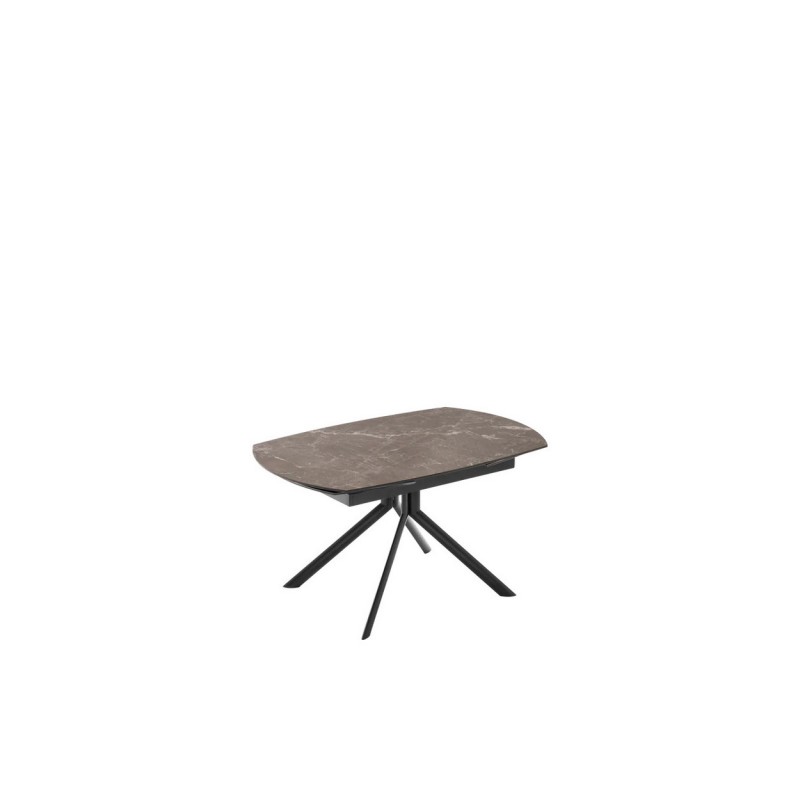CB/4866-E 140 Mesa extensible Connubia Giove Plus CB4866-E 140 con estructura metálica y tablero cerámico de 140 (205) x 90 cm.