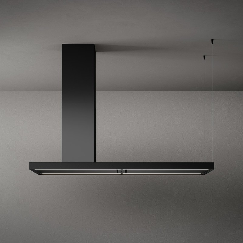  Falmec Campana isla Elle acabado negro mate 180 cm