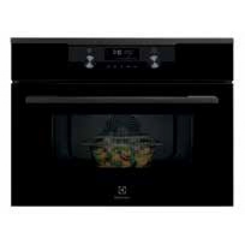 KVMDE46H Electrolux | 60cm Intuit Pure Black Glass Microwave with Grill KVMDE46H