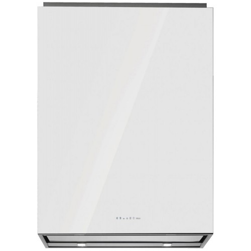 Falmec Laguna wall hood with stainless steel finish and 60 cm white glass
