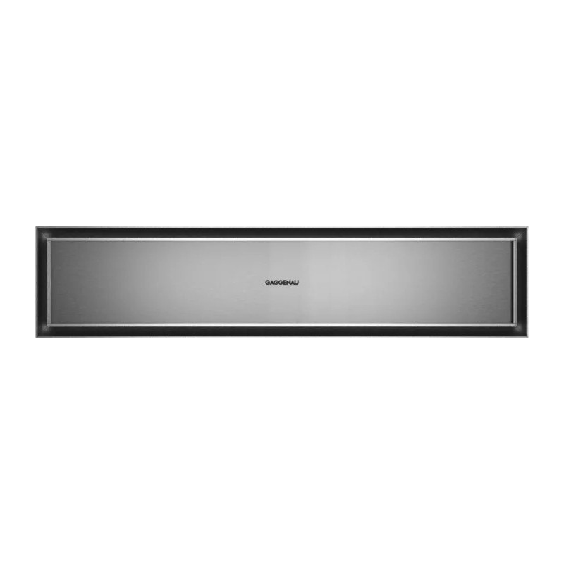 GV 451 120 Tiroir sous vide encastrable Gaggenau GV451120, finition inox et verre fumé, 60 cm