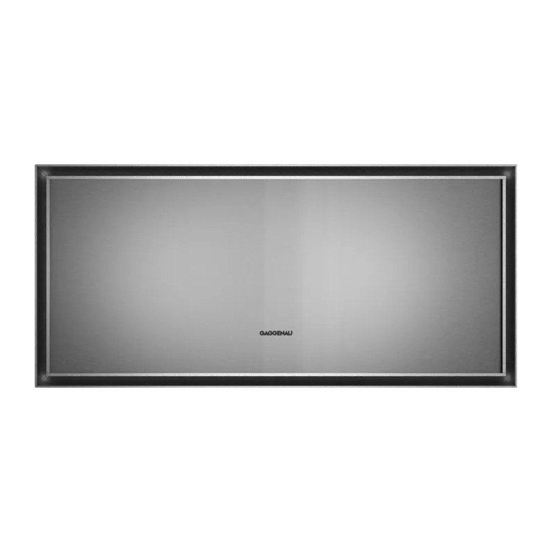 GW 452 120 Tiroir chauffe-plats encastrable Gaggenau GW452120, finition inox et verre fumé, 60 cm