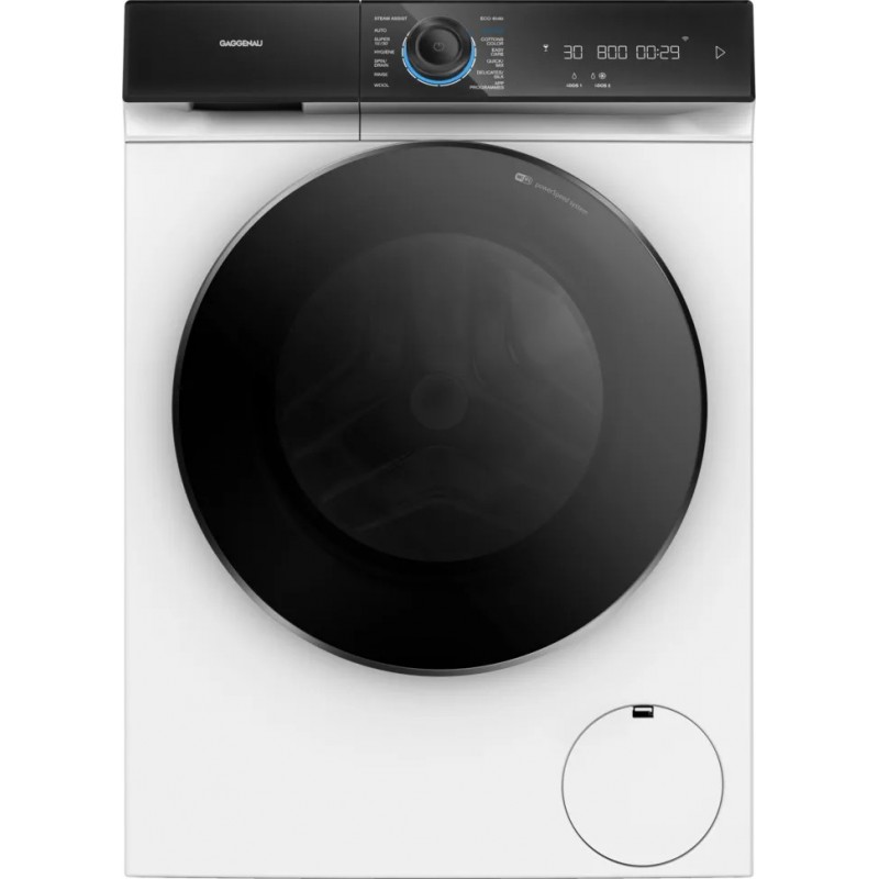 WM 260 166 Gaggenau WM260166 freestanding washing machine, 60 cm, black and white finish