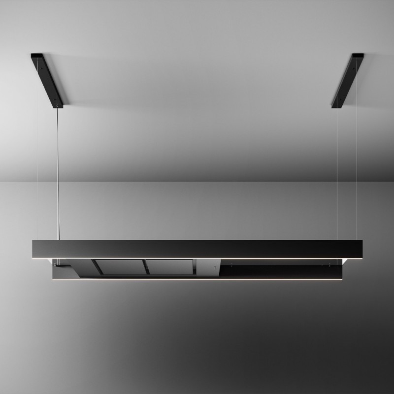  Falmec Hotte îlot Light 180 cm finition noire