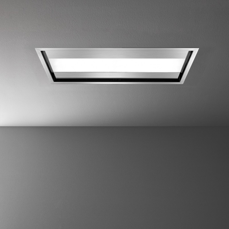  Falmec Hotte de plafond Nuvola Led 90 90 cm finition inox