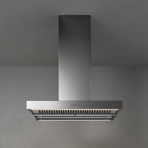 Hotte îlot Falmec Plane No-Drop, 90 cm, finition inox, 800 m³/h