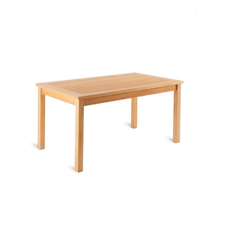 CHELSEA LOTAVR Table fixe Unopiù CHELSEA en bois de teck 140x80 cm