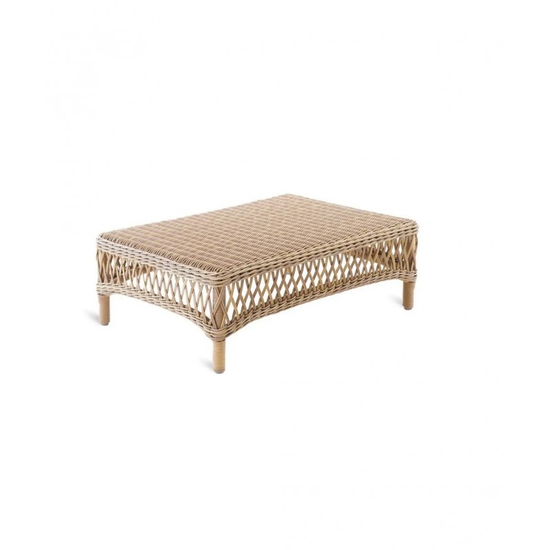 OLIMPIA TABREOL Table basse fixe Unopiù OLIMPIA en fibre synthétique 100x68 cm