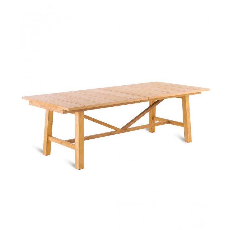 SYNTHESIS TATSY Unopiù SYNTHESIS extendable teak table 230(300)x100 cm