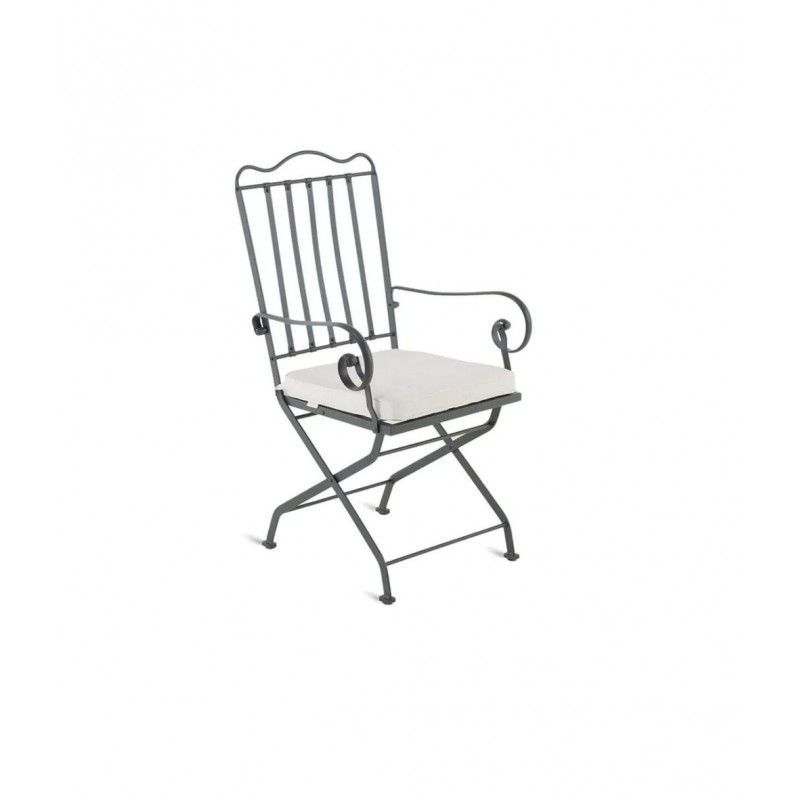 TOSCANA CAPOG Fauteuil pliant en fer Unopiù TOSCANA - Avec ou sans coussin