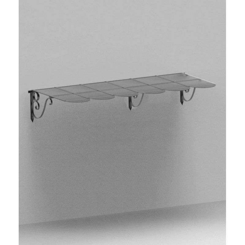 DAFNE PEF200EX_PEF300EX Extension Unopiù pour auvent de toit plat DAFNE