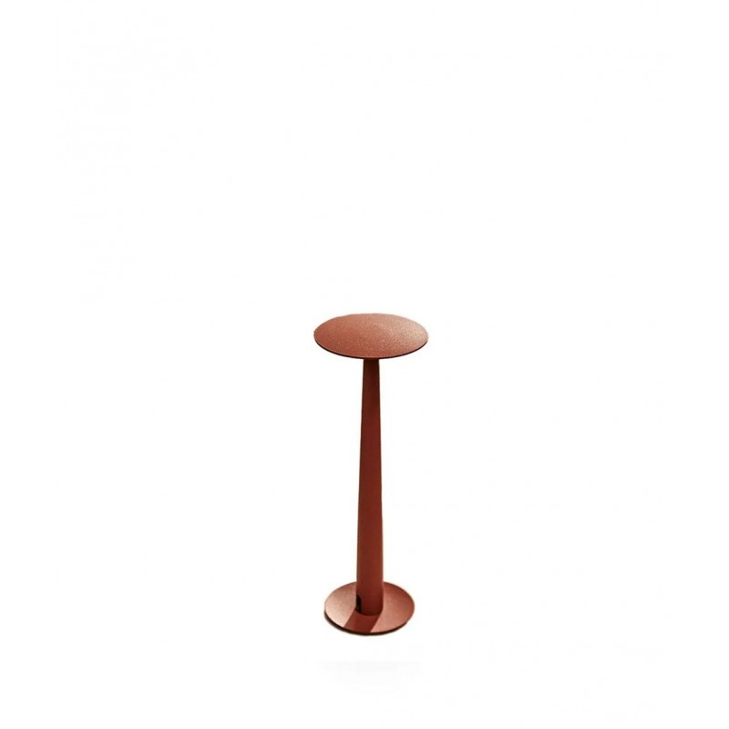 PORTOFINO LANPOTC Unopiù Lampada da tavolo PORTOFINO in alluminio terracotta