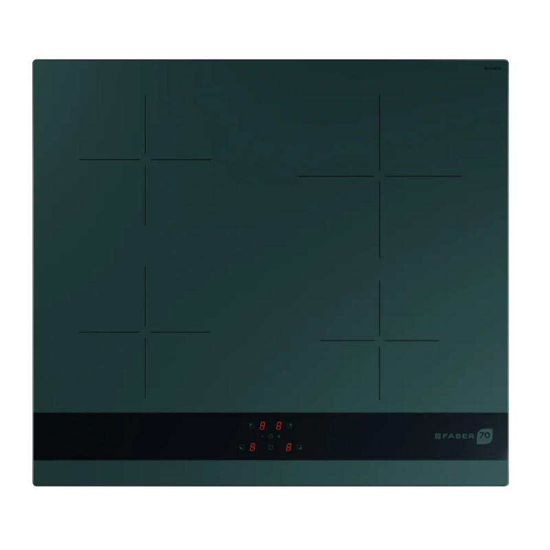 108.0740.800 Plaque de cuisson à induction Faber FBH 64 DF 108.0740.800, 58 cm, finition verre vert/noir