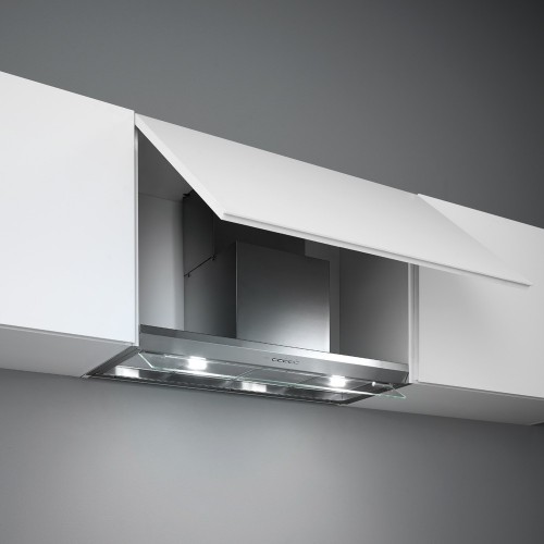 Hotte encastrable Falmec Virgola, 75 cm, finition inox