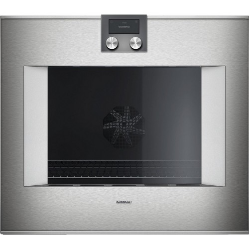 PRONTA CONSEGNA - Gaggenau Forno pirolitico con cerniere a destra da incasso BO480112 finitura acciaio inox da 76 cm