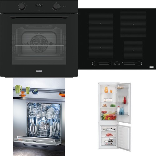Ensemble d'électroménagers de cuisine Franke Maris (four, plaque à induction, lave-vaisselle, réfrigérateur)