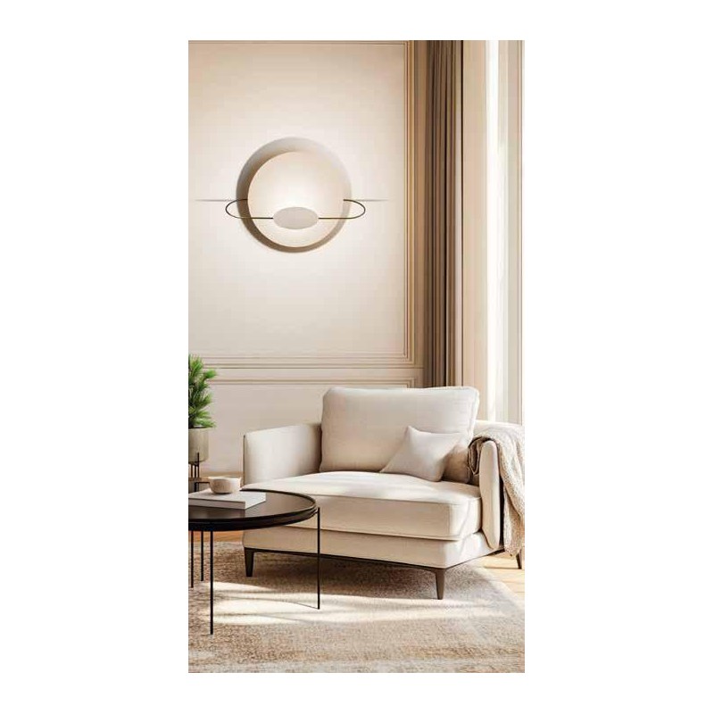 Eterea 60 Lámpara de pared/techo Minitallux Eterea 60 en varios acabados de Icone Luce