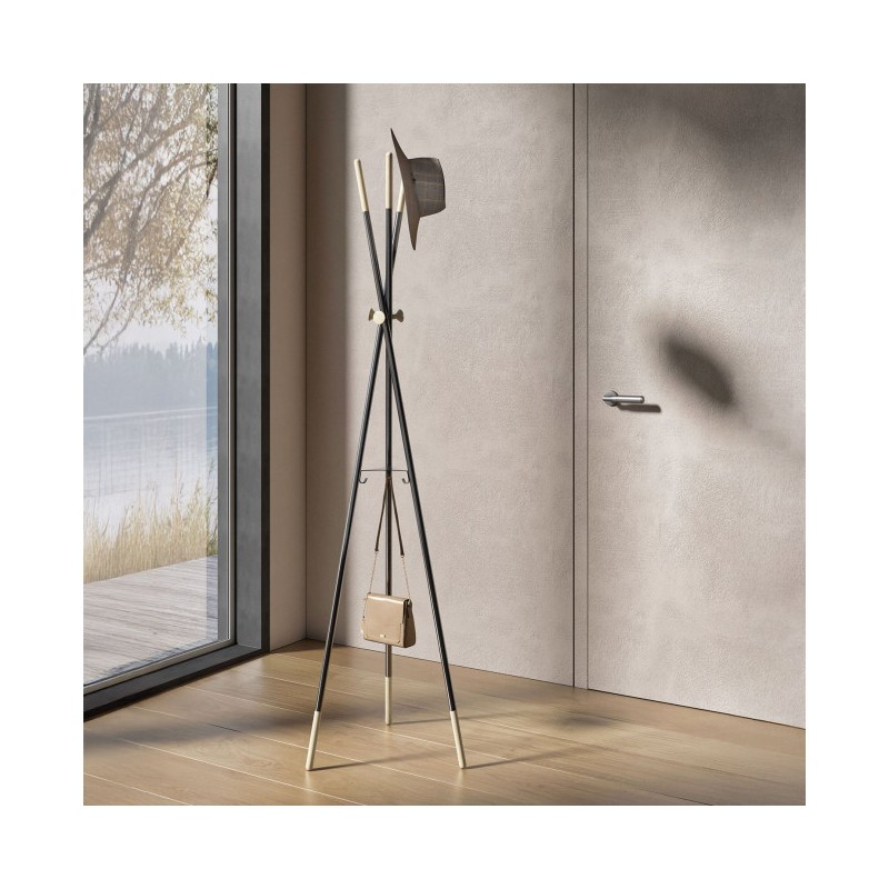 Art. 936 Porte-manteau Maconi Silhouette 936 en fer peint, hauteur 193 cm