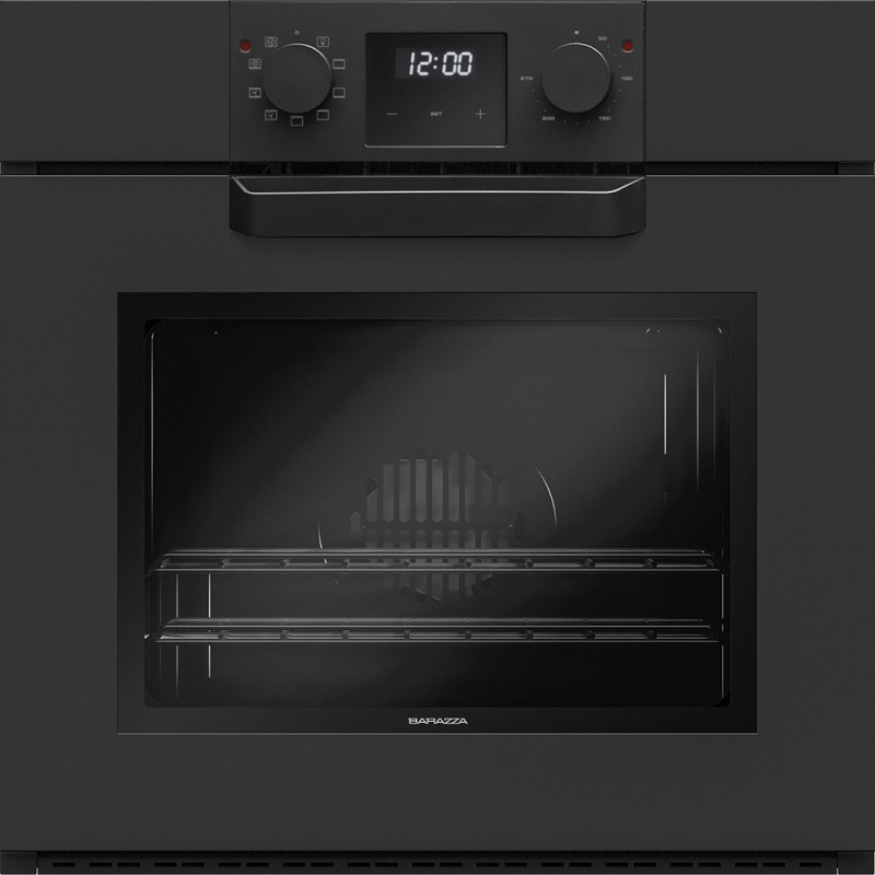 1FIOEPN Four encastrable multifonction Barazza Icon One 1FIOEPN 60 cm, finition inox noir mat
