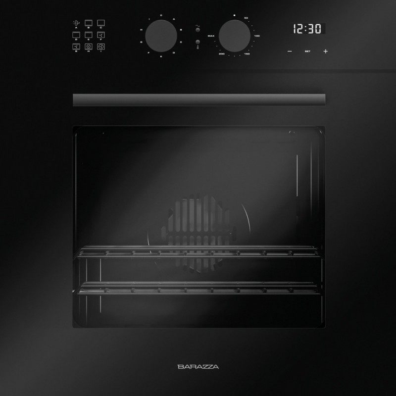 1FCOPN Barazza City One multifunction built-in oven 1FCOPN 60cm black glass finish