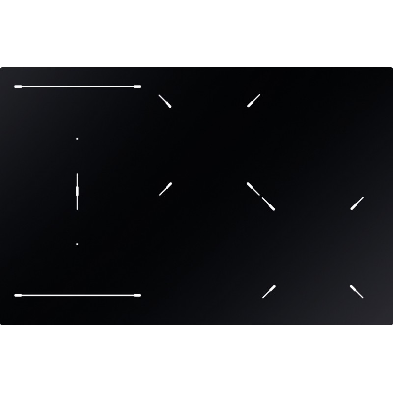 1PIDC75N Barazza City 1PIDC75N 75cm black glass ceramic induction hob