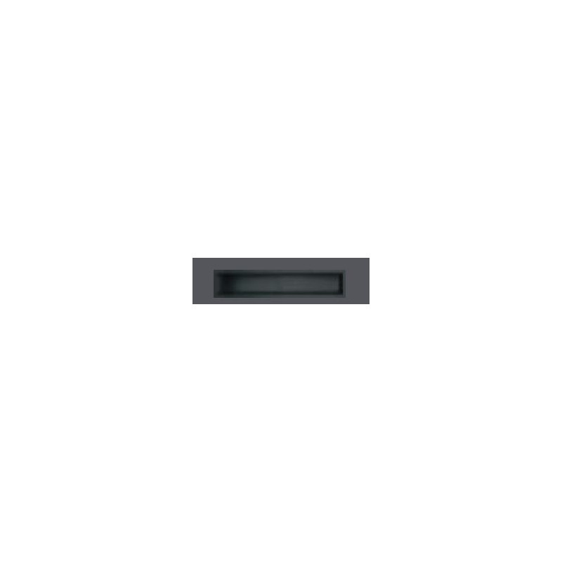 1CI97N Barazza Canale attrezzato 1CI97N in acciaio inox nero opaco da 90 cm