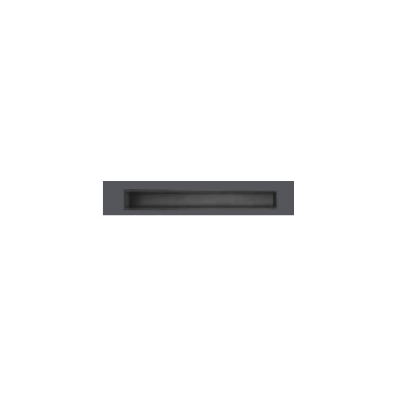 1CI157N Barazza Canale attrezzato 1CI157N in acciaio inox nero opaco da 150 cm