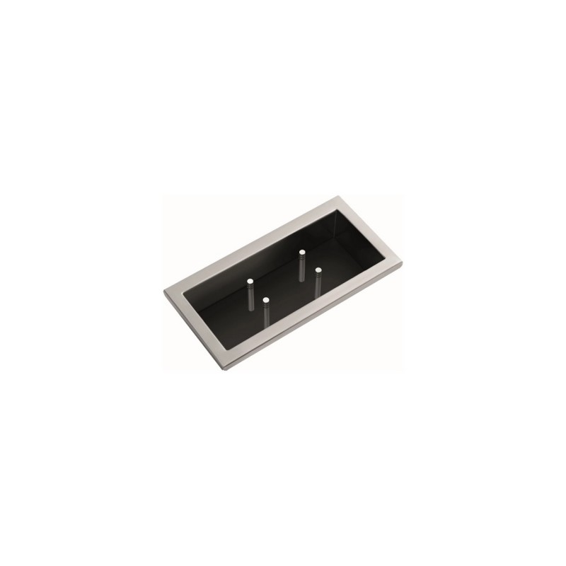 1CSPF Barazza Vaschetta cieca con scolapiatti con pioli 1CSPF finitura acciaio inox satinato / fenix da 28 cm