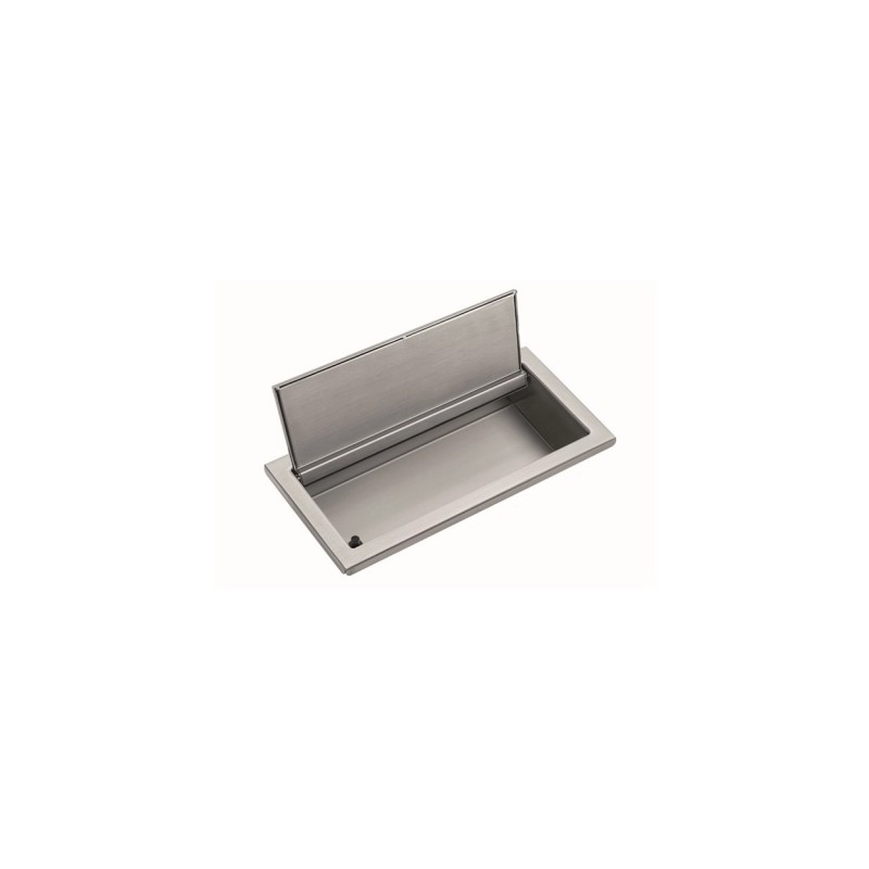 1CVCC Bac aveugle Barazza 1CVCC avec couvercle, finition acier inoxydable satiné, 28 cm