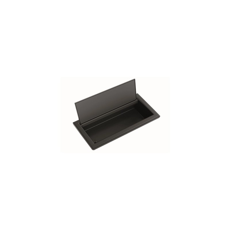 1CVCCN Barazza 1CVCCN bac à aveugle 28 cm en acier inoxydable noir mat avec couvercle