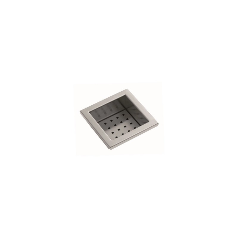1CVFP Bandeja ciega Barazza de 14 cm con base 1CVFP, acabado en acero inoxidable satinado