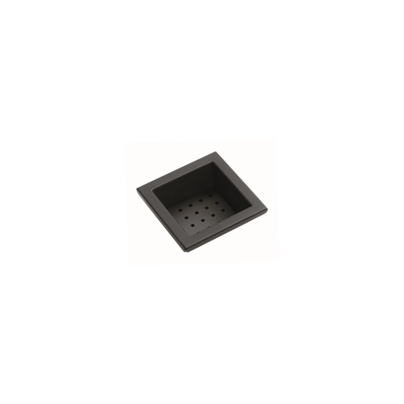 1CVFPN Barazza 1CVFPN bac aveugle de 14 cm en acier inoxydable noir mat avec fond