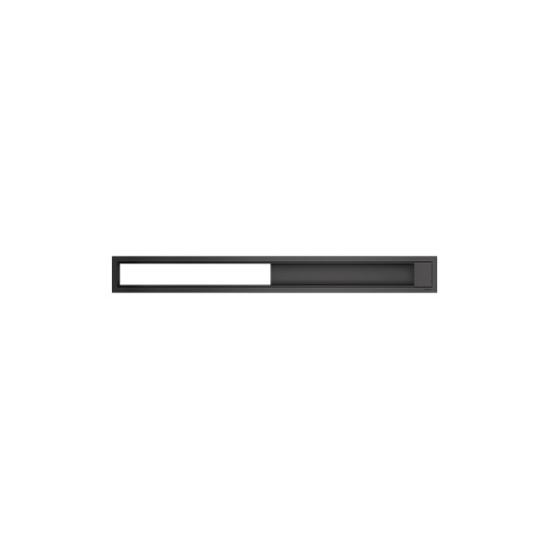 Barazza Canal de acero inoxidable negro mate de 180 cm para campana Lab Evolution 1CKI187N