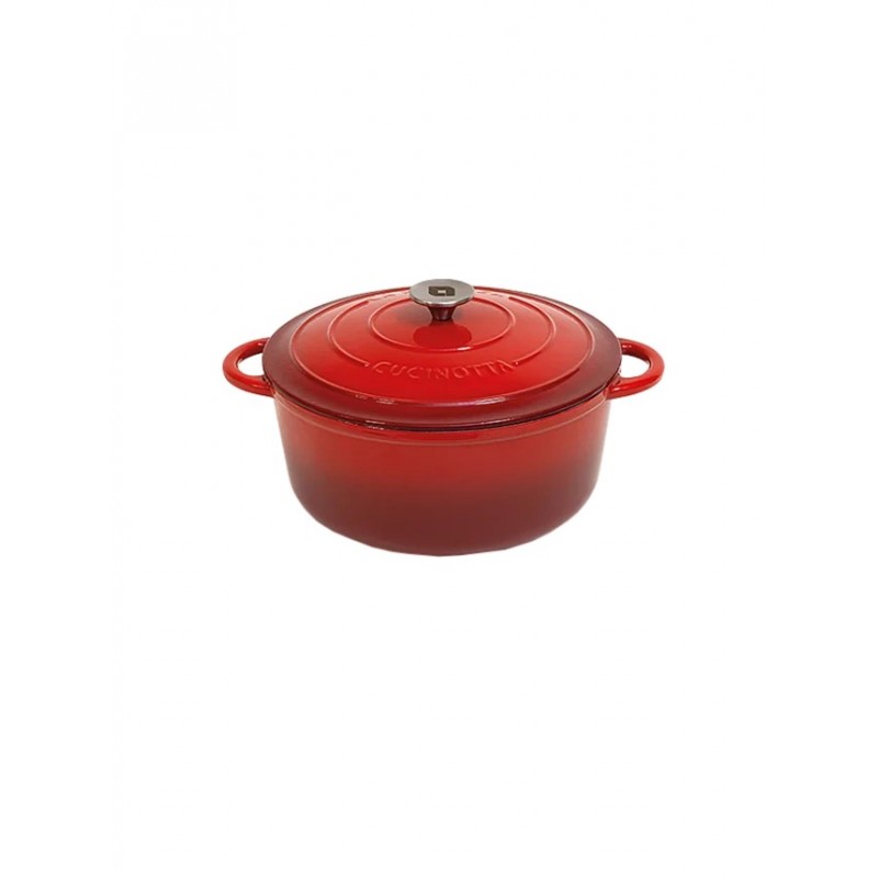 7019005 La marmite en fonte émaillée Nordica Le Cucinotte 7019005, Ø28 cm
