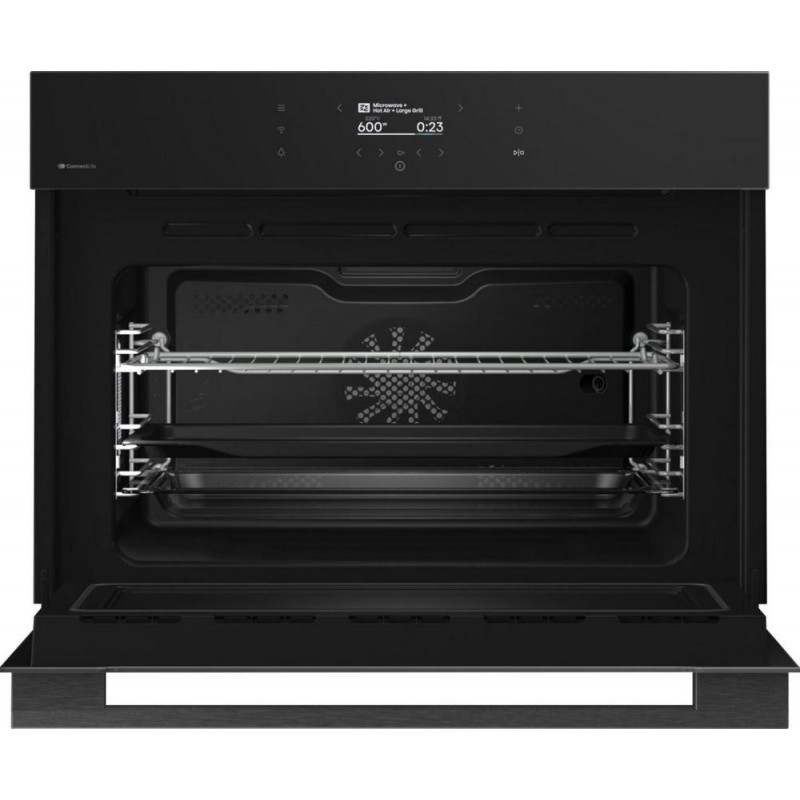 BIM406A8B PRONTA CONSEGNA - Hisense Forno compatto combinato microonde da incasso BIM406A8B finitura nero da 60 cm