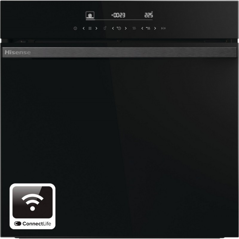 BI65346ADBGWIFI Four multifonction encastrable Hisense BI65346ADBGWIFI 60 cm, finition noire