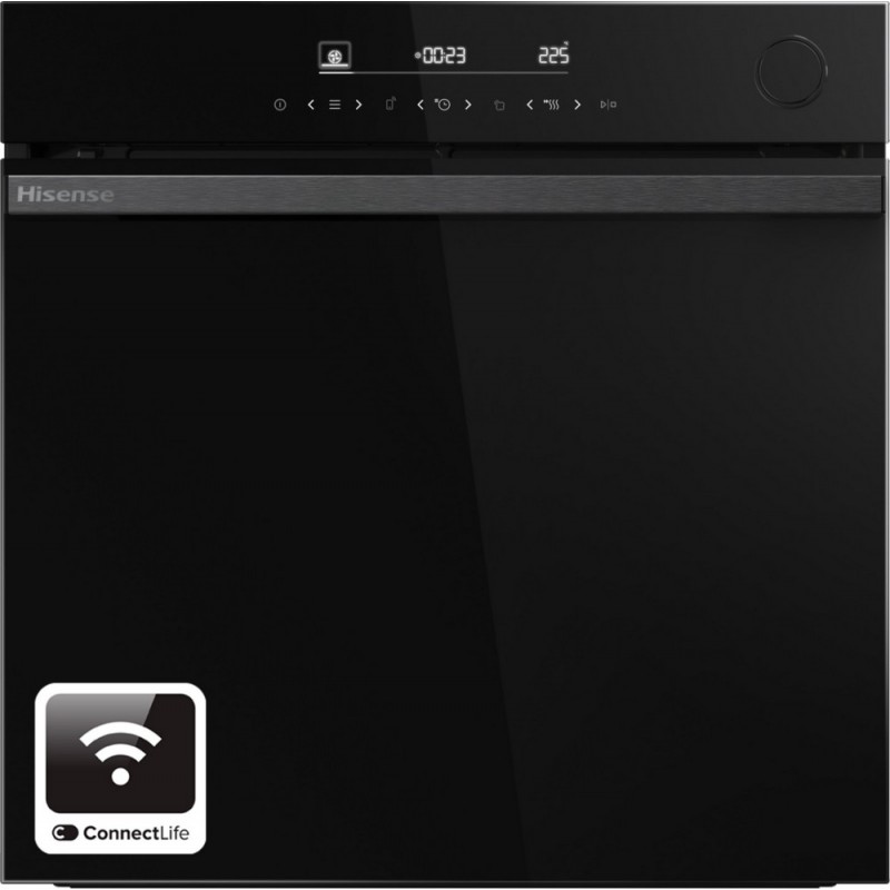BSA66346PBGWIFI Four vapeur pyrolytique multifonction encastrable Hisense BSA66346PBGWIFI 60 cm, noir