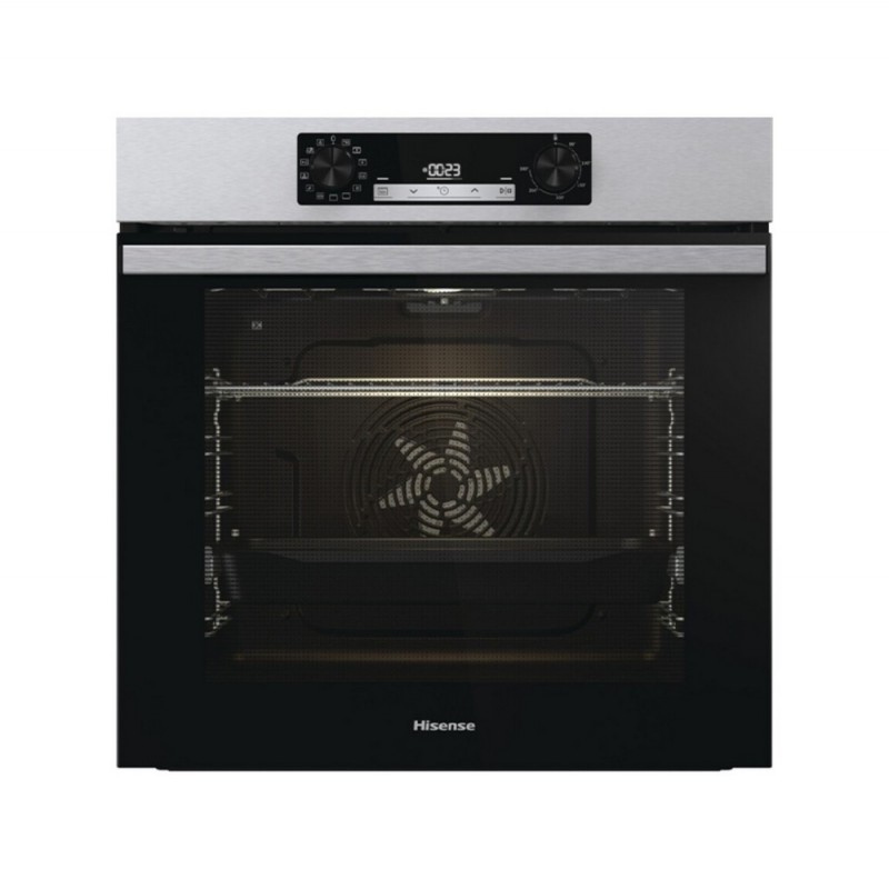 BI64211EPX PRONTA CONSEGNA - Hisense Forno pirolitico multifunzione da incasso BI64211EPX finitura inox/nero da 60 cm